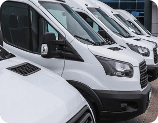 Fleet of light commercial vans serviced by P&L Haile
